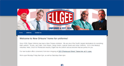 Desktop Screenshot of ellgeeuniforms.com